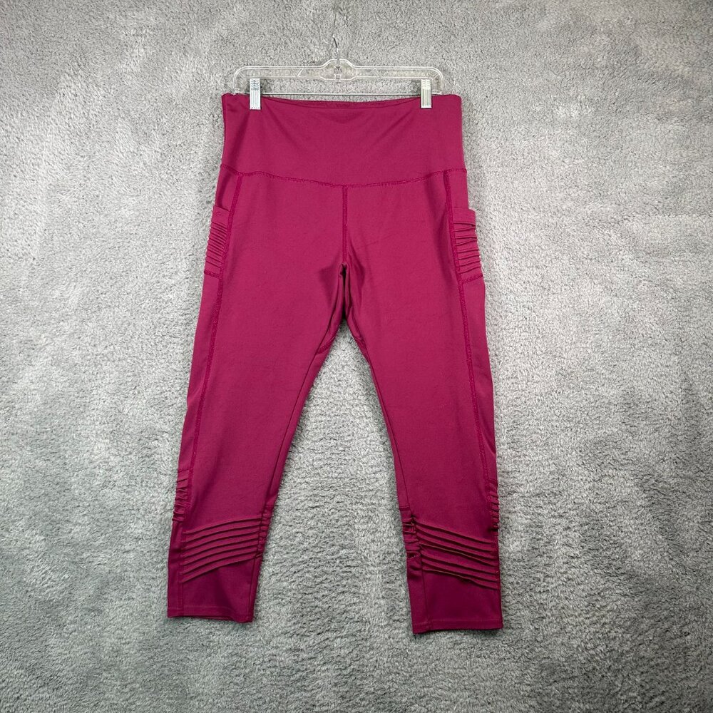 TKO Technical‎ Knockout Women's Full Length Violet Yoga Pants Plus Size 1X